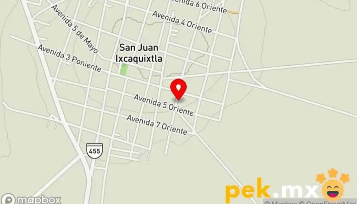 mapa de Electricista plomero El Chepo Electricista en San Juan Ixcaquixtla