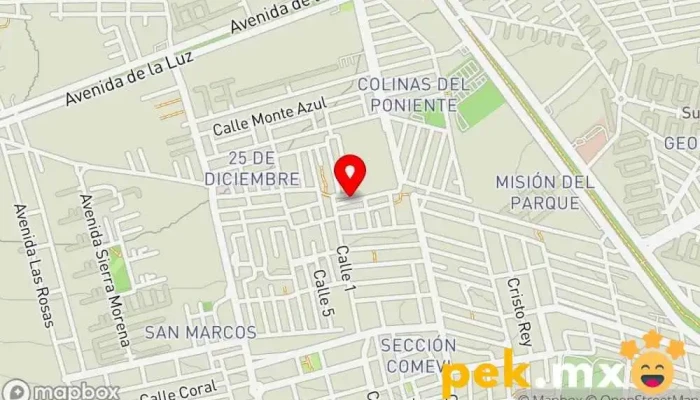 mapa de ELECTRICISTA QUINTERO Electricista en Santiago de Querétaro