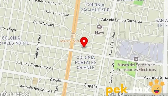 mapa de Electricistas a domicilio Electricista en Benito Juárez, Ciudad de México