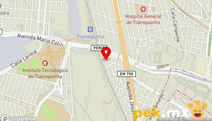 mapa de Electricistas Express Asesor en ingeniería en Tlalnepantla