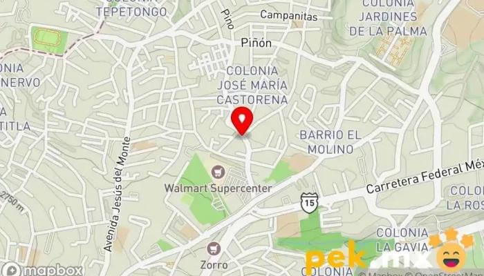 mapa de ELECTRICISTAS URGENTES. Electricista en Cuajimalpa de Morelos, Ciudad de México