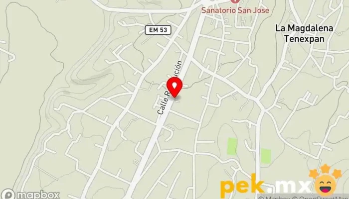 mapa de Eléctrico automotriz García Servicio de reparación de sistemas eléctricos para automóviles en Temoaya