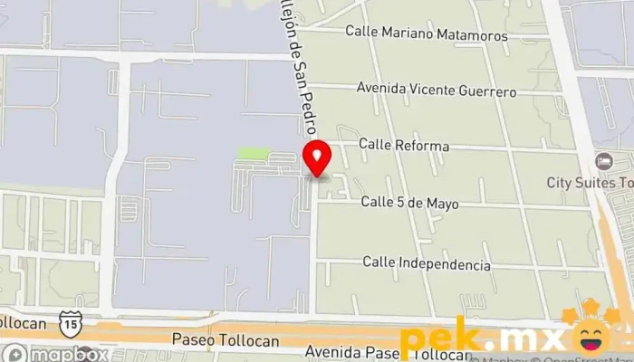 mapa de Eléctrico islas 3 Taller de reparación de automóviles en San Mateo Atenco