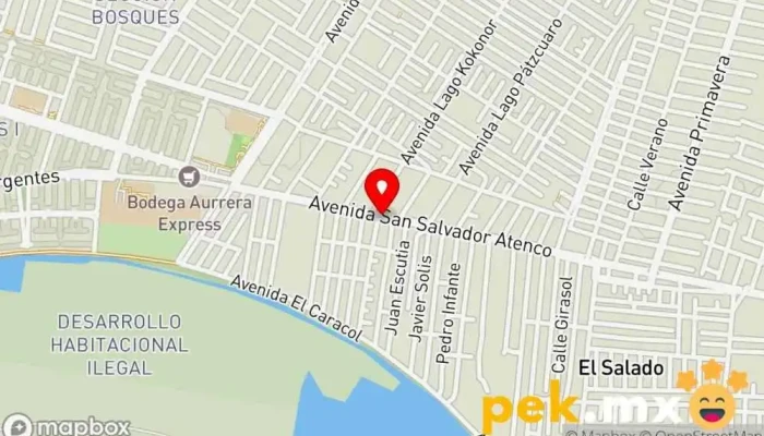 mapa de Eléctrico López Taller mecánico, Taller de reparación de automóviles en Nueva Santa Rosa