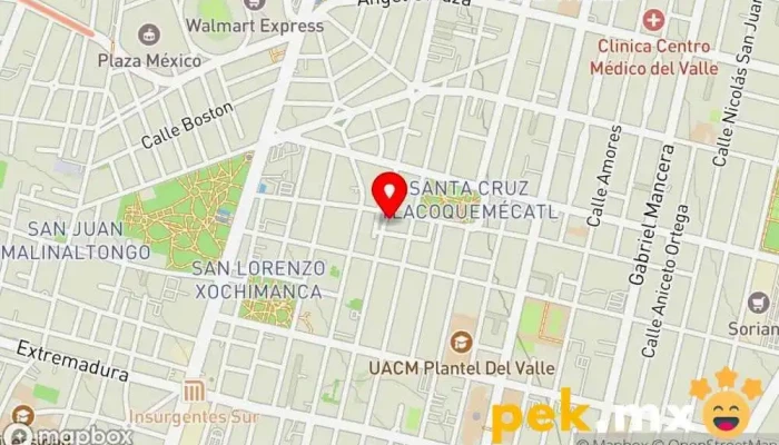 mapa de Electrico Electricista en Benito Juárez, Ciudad de México