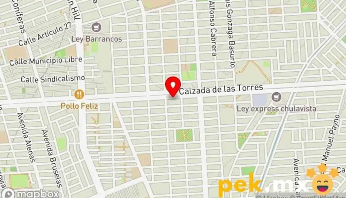 mapa de Electro Construcciones México Electricista en Culiacán Rosales