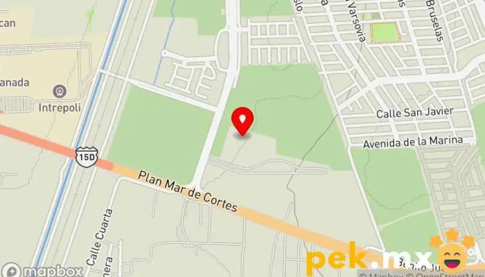 mapa de Electro Constructores Asociados S.A. de C.V Servicio de instalación eléctrica en Culiacán Rosales
