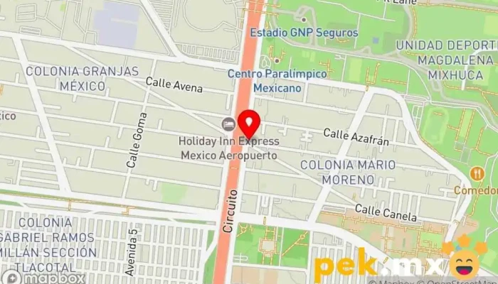 mapa de Electro Donosti Compañía eléctrica en Iztacalco, Ciudad de México