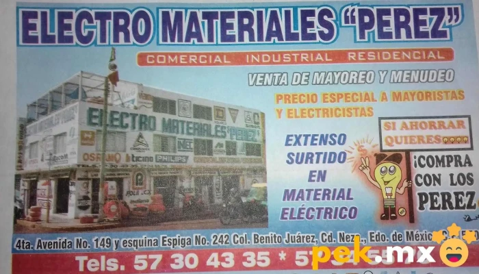 Electro Materiales Perez -  Del Propietario - Cdad. Nezahualcóyotl