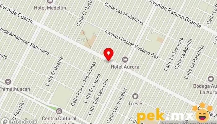 mapa de Electro Materiales Perez Tienda de electricidad en Cdad. Nezahualcóyotl