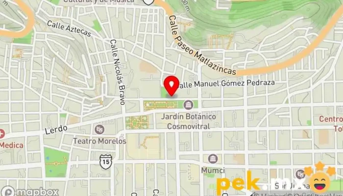 mapa de Electrocontrol Tienda de electricidad en Toluca de Lerdo