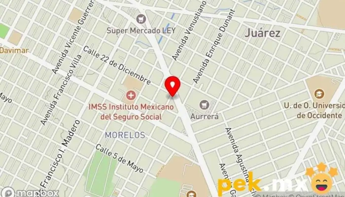mapa de Electroinstalaciones de Sinaloa Electricista en Guamúchil