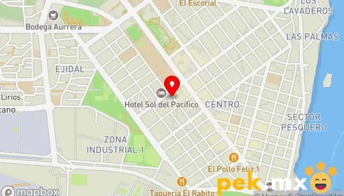 mapa de Electromec del Pacifico Electricista en Cdad. Lázaro Cárdenas
