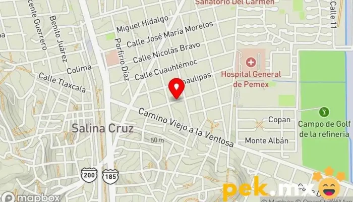 mapa de Electromecánico yepe Taller de reparaciones eléctricas en Salina Cruz