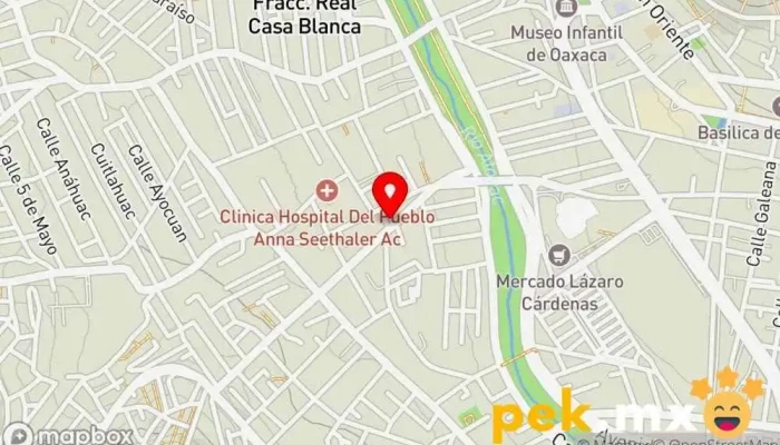 mapa de ELECTROMOTORES OAXACA Taller de reparación de motores eléctricos, Repair service en Oaxaca de Juárez
