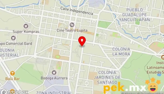 mapa de ELECTRÓNICA Audio Profesional  en Santiago Tianguistenco de Galeana