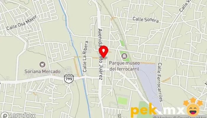 mapa de Electrónica México Tienda de electrónica en Huehuetoca
