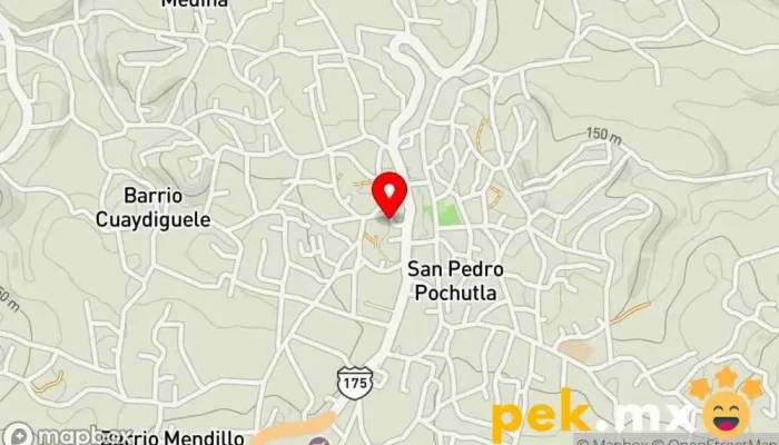mapa de Electrónica VIDAR Taller de reparaciones eléctricas en San Pedro Pochutla