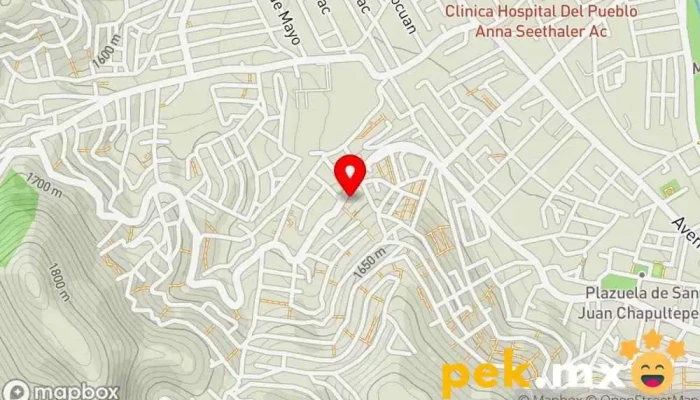 mapa de Electroplomería El Mágico Tienda de electricidad en Oaxaca de Juárez