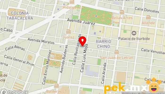 mapa de Elektron - CDMX (Victoria) Tienda de electricidad en Cuauhtémoc, Centro