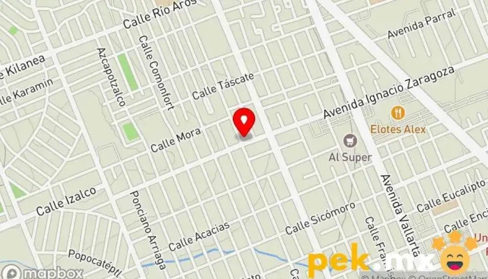 mapa de ELUDESA Tienda de electricidad en Chihuahua