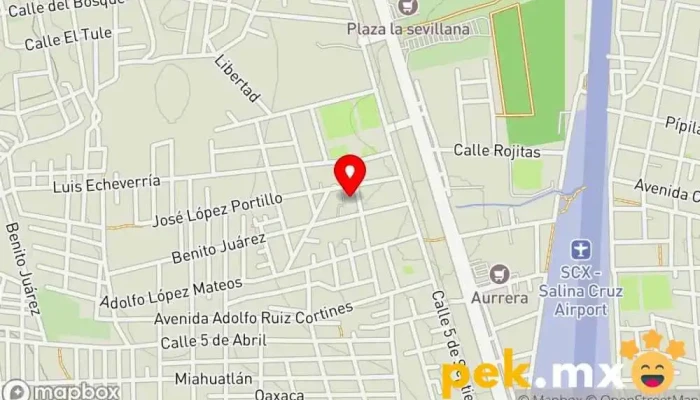 mapa de Energía SOLAR Del Istmo Oficinas de empresa en Salina Cruz