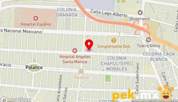 mapa de ENERGY AUDITS SA DE CV Ingeniero, Abogado administrativo, Empresa de construcción, Electricista, Asesor de centrales eléctricas, Gestoría en Miguel Hidalgo, Ciudad de México