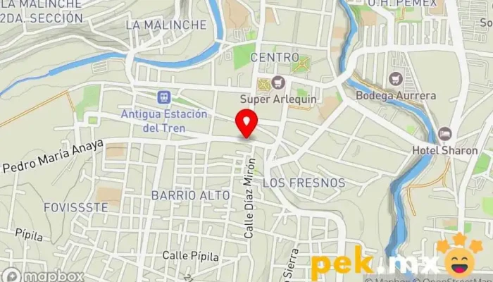 mapa de Enfoque Electricista en Tula de Allende