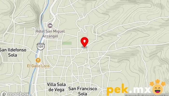 mapa de ENJAMBRE Compañía eléctrica en Villa Sola de Vega