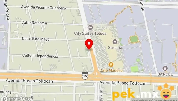 mapa de EQUIPOS ELÉCTRICOS MEGO Electricista en San Mateo Atenco