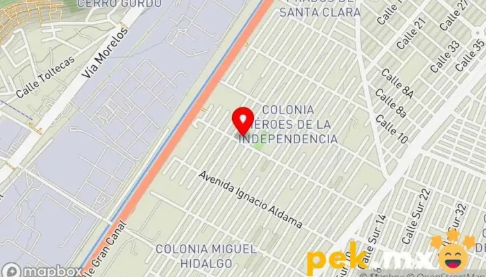 mapa de EQUISER MEXICO Tienda de electricidad, Fábrica, Fabricante de herramientas, Taller de reparación de herramientas, Tienda de herramientas, Soldador, Mayorista en Ecatepec de Morelos