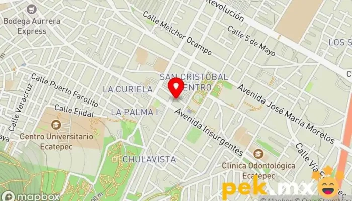mapa de Escuela Mexicana de Electricidad Escuela en Ecatepec de Morelos