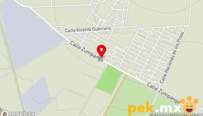 mapa de Ex. Hacienda De Calla Huehuetoca Taller de reparación de automóviles en Ex Hacienda de Xalpa