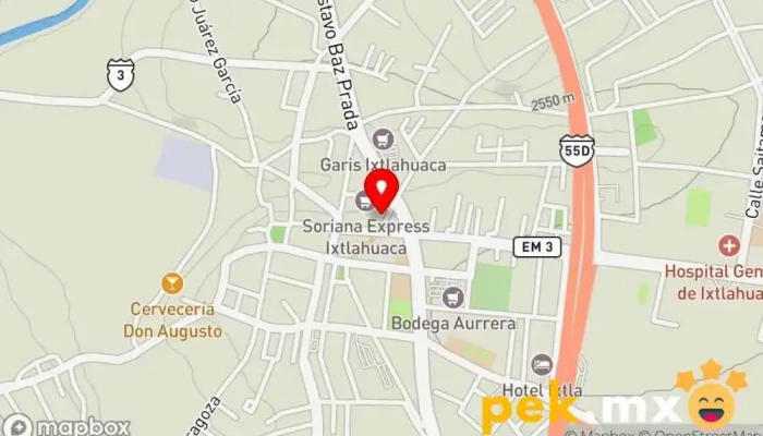 mapa de Fénix Solar Ixtlahuaca  en Ixtlahuaca de Rayón