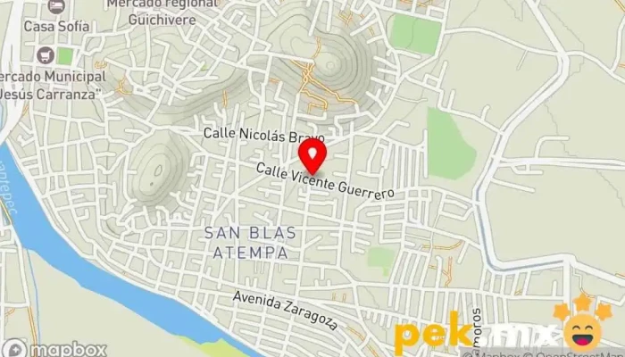 mapa de Ferretería y Maderería Crispín Proveedor de materiales de construcción, Empresa de construcción, Tienda de materiales para la construcción, Electricista, Ferretería, Establecimiento de venta de madera, Tienda de artículos de fontanería en San Blas Atempa