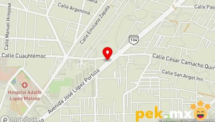 mapa de FR Arquitectura e Ingeniería y Construcción Constructor, Herrero, Albañil, Servicio de instalación eléctrica, Ingeniero, Servicio de impermeabilización, Fontanero, Carpintero en Santa Cruz Atzcapotzaltongo