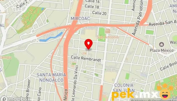mapa de FUY PLOMERO ELECTRICISTA Contratista en Benito Juárez, Ciudad de México