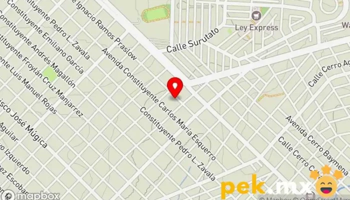 mapa de GENPAC Electricista, Equipos y soluciones de energía en Culiacán Rosales
