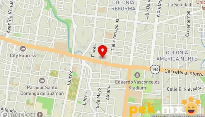 mapa de GEO Iluminación Aplicada - OAXACA Tienda de iluminación en Oaxaca de Juárez