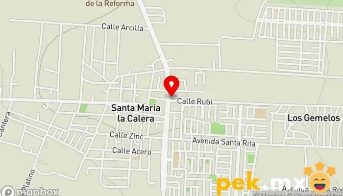 mapa de Grupo Arevlo Subestación eléctrica, Electricista en Santa María la Calera