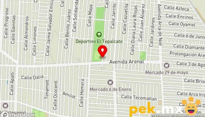 mapa de Grupo DSG instalaciones Servicio de instalación eléctrica en Chimalhuacán
