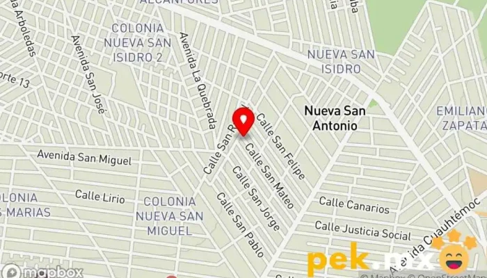 mapa de Grupo Itrio Empresa de construcción, Arquitecto, Servicio de instalación eléctrica, Contratista de acabado de interiores en Chalco de Díaz Covarrubias