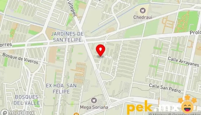 mapa de GRUPO REFCON MEXICO Contratista de aire acondicionado, Empresa constructora, Electricista, Ingeniero industrial en San Francisco Coacalco