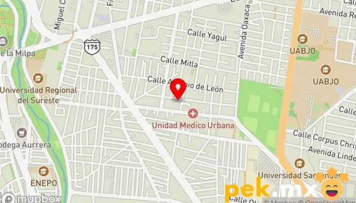 mapa de Grupo Vega  en Oaxaca de Juárez