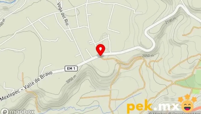 mapa de Hacienda Santa María Pipioltepec Salón de bodas, Centro de deportes de aventura, Sala de banquetes, Campamento, Salón para eventos, Organizador de eventos, Alojamiento con servicio, Agencia de viajes en Valle de Bravo