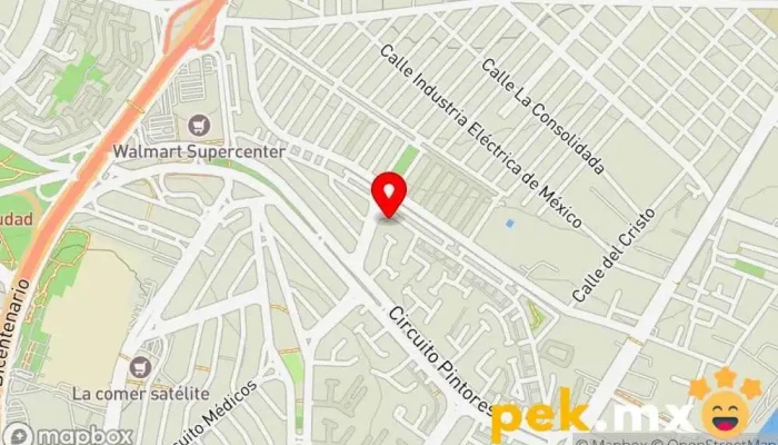 mapa de Hermanos Sánchez Electricista, Fontanero en Naucalpan de Juárez