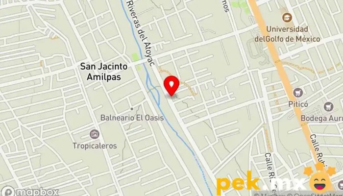 mapa de Herramayk Motors Empresa constructora en San Jacinto Amilpas