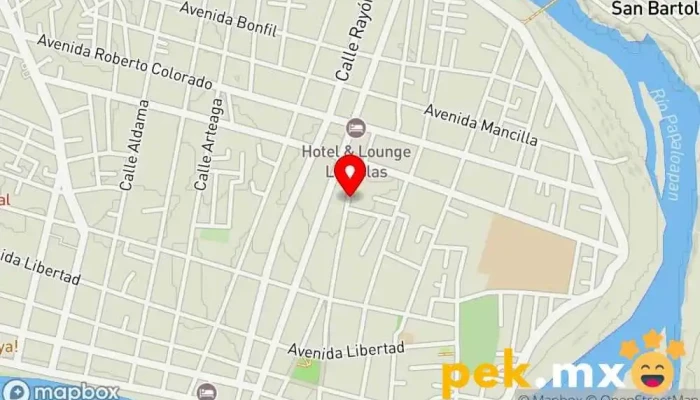 mapa de HIDROELECTRICA DEL PAPALOAPAN Servicio de instalación eléctrica en San Juan Bautista Tuxtepec