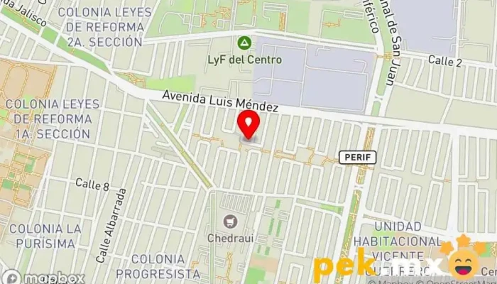 mapa de IECIC instalaciones eléctricas comerciales e industriales CASTILLO Contratista en Iztapalapa, Ciudad de México