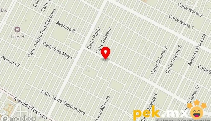mapa de Ieemsa Instalaciones Eléctricas Especializadas Miguel Sánchez Electricista en Cdad. Nezahualcóyotl